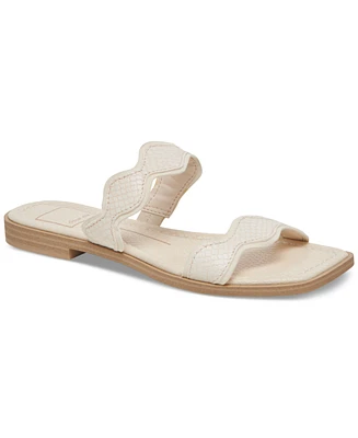 Dolce Vita Women's Ilva Wavy Double-Strap Slide Sandals