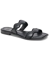 Dolce Vita Women's Ilva Wavy Double-Strap Slide Sandals
