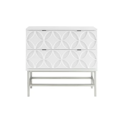 Simplie Fun Sonata Accent Chest With 2 Drawers