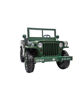 Freddo 24V Willy Jeep 3-Seater Ride on