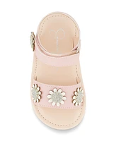 Jessica Simpson Toddler Girls Janey Flower 3D Detail Summer Sandals