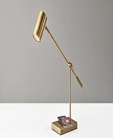 Adesso 12.25" - 22.25" Collette Charge Led Desk Lamp