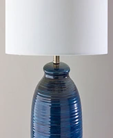 Adesso 26.5" Ribbed Ceramic Alexis Table Lamp