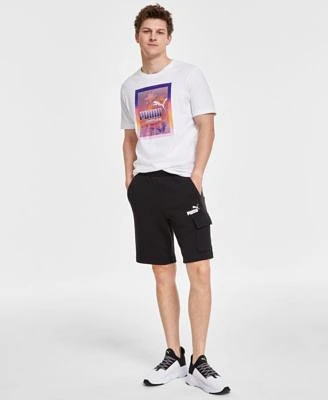 Puma Summer Nights T Shirt French Terry Fleece 10 Cargo Shorts