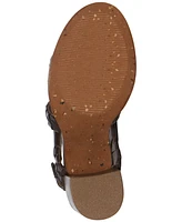 Lucky Brand Women's Dabene Woven Strappy Slingback Block-Heel Sandals