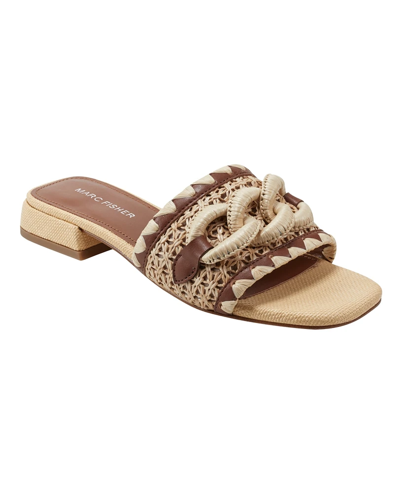 Marc Fisher Women's Myami Slip-On Embellished Dress Sandals