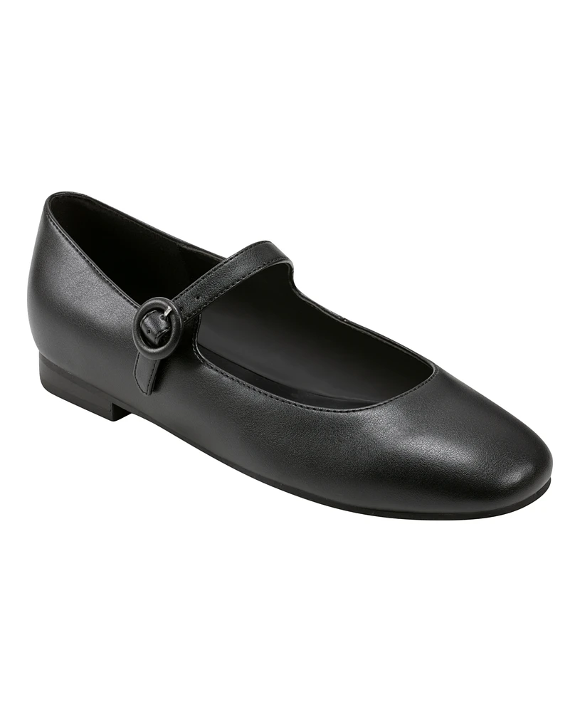 Marc Fisher Women's Thalie Round Toe Dress Ballet Flats 