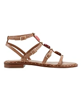 Marc Fisher Women's Yessah Almond Toe Strappy Casual Sandals