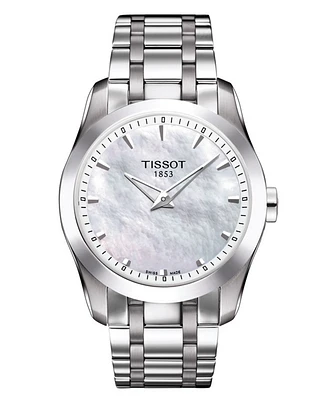 Tissot Women's Swiss Couturier Grande Stainless Steel Bracelet Watch 33mm