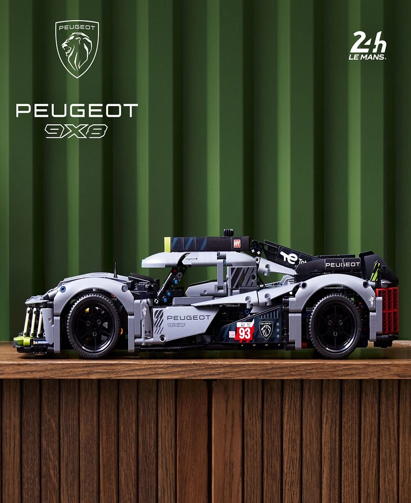 Lego Technic Peugeot 9X8 24H Le Mans Hybrid Hypercar 42156 Building Set