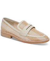 Dolce Vita Women's Halley Tailored Raffia Loafer Flats