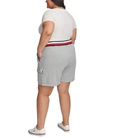 Tommy Hilfiger Plus Size Global Waistband Pull-On Shorts