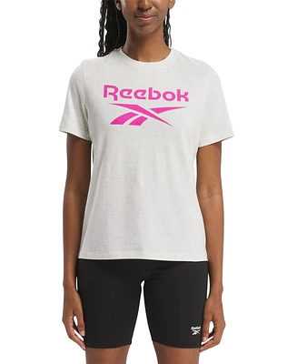 Reebok Women's Short Sleeve Logo Graphic T-Shirt