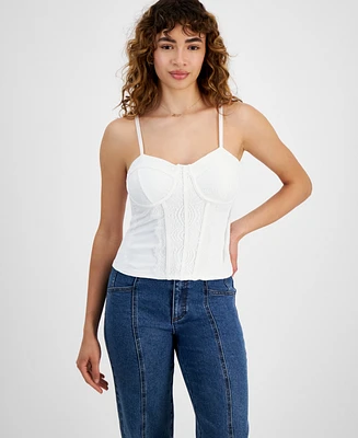 Almost Famous Lace Bustier Top
