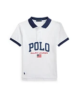 Polo Ralph Lauren Toddler and Little Boy Logo Heavyweight Cotton Jersey