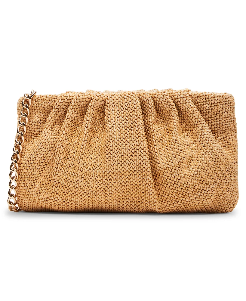 Steve Madden Lucia Raffia Clutch