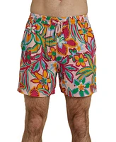 Native Youth Men's Regular-Fit Floral-Print Shorts