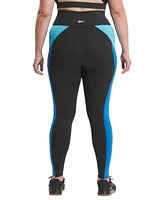 Reebok Plus Colorblocked Lux High Rise Leggings