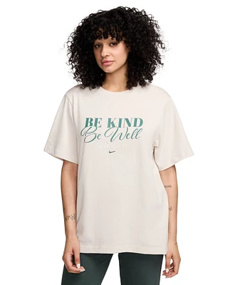 Nike Women's Sportswear Cotton Be Kind Graphic Tee