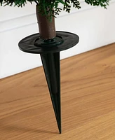 Nearly Natural 3ft. Uv Resistant Artificial Cedar Plant with Integrated Ground Stake Indoor/Outdoor - Set of 2