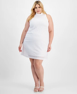 Robbie Bee Plus Size Lace A-Line Dress