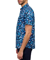 Society of Threads Men's Performance Stretch Floral Shirt