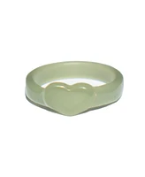 Heart — Jade ring