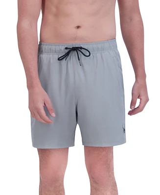 Spyder Men's Stretch 7" Swim Trunks with Compression Liner