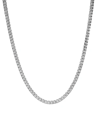 Men's Diamond 24" Tennis Necklace (2 ct. t.w.) in Sterling Silver