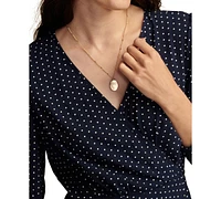 Lucky Brand Women's Polka Dot Wrap Dress