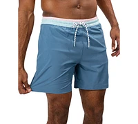 Chubbies Men's The Gravel Roads Quick-Dry 5-1/2" Swim Trunks with Boxer-Brief Liner