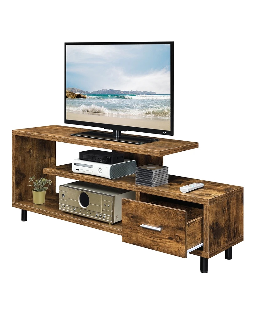 Convenience Concepts 59" Seal Ii 1 Drawer 65 inch Tv Stand with Shelves