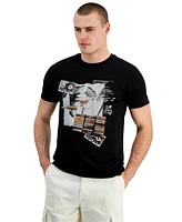 Guess Men's Radio Collage T-Shirt