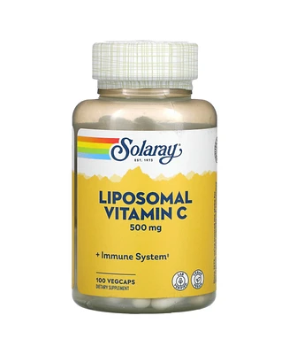 Solaray Liposomal Vitamin C 500 mg - 100 VegCaps - Assorted Pre