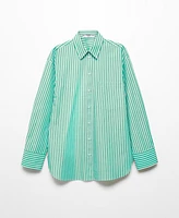 Mango Women's Pocket Oversize Shirt