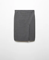 Mango Women's Pinstripe Skirt