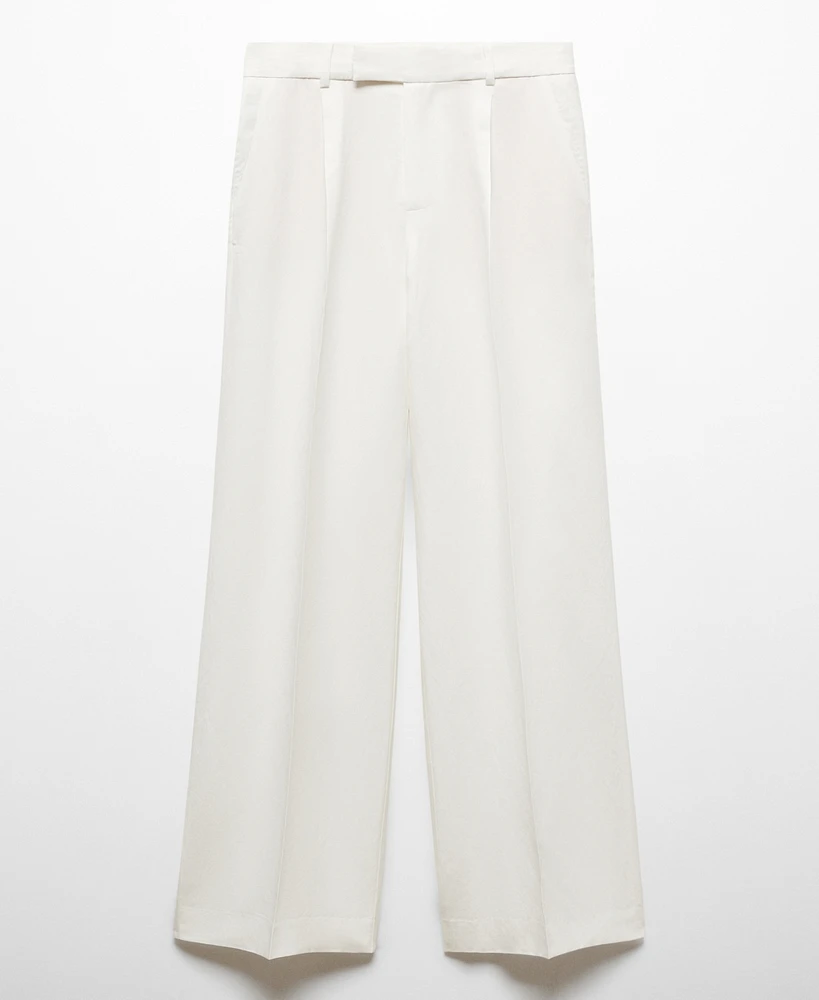 Mango Women's Flowy Suit Pants