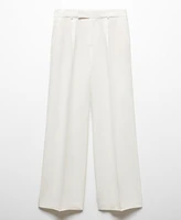 Mango Women's Flowy Suit Pants