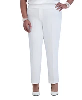 Kasper Women's Pull-On Straight-Leg Pants