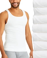 Hanes Men's Cotton ComfortSoft Tank Top 7+1 Free Undershirts