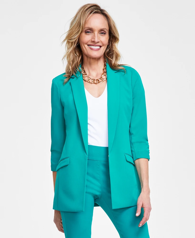 I.n.c. International Concepts Women's Menswear Blazer, Created for Macy's