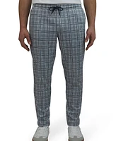 Ben Sherman Men's Glen Plaid Track Pants