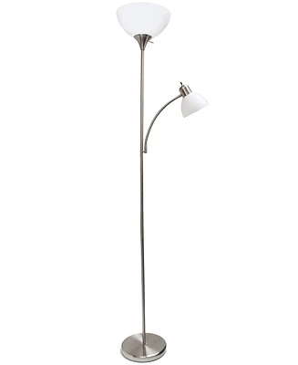 Creekwood Home Essentix 71.5" Tall Traditional 2 Light Mother Daughter Metal Floor Lamp