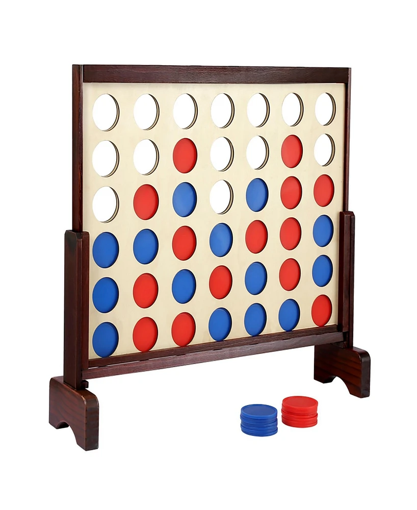 Trimate Giant Wooden Connect 4 Game