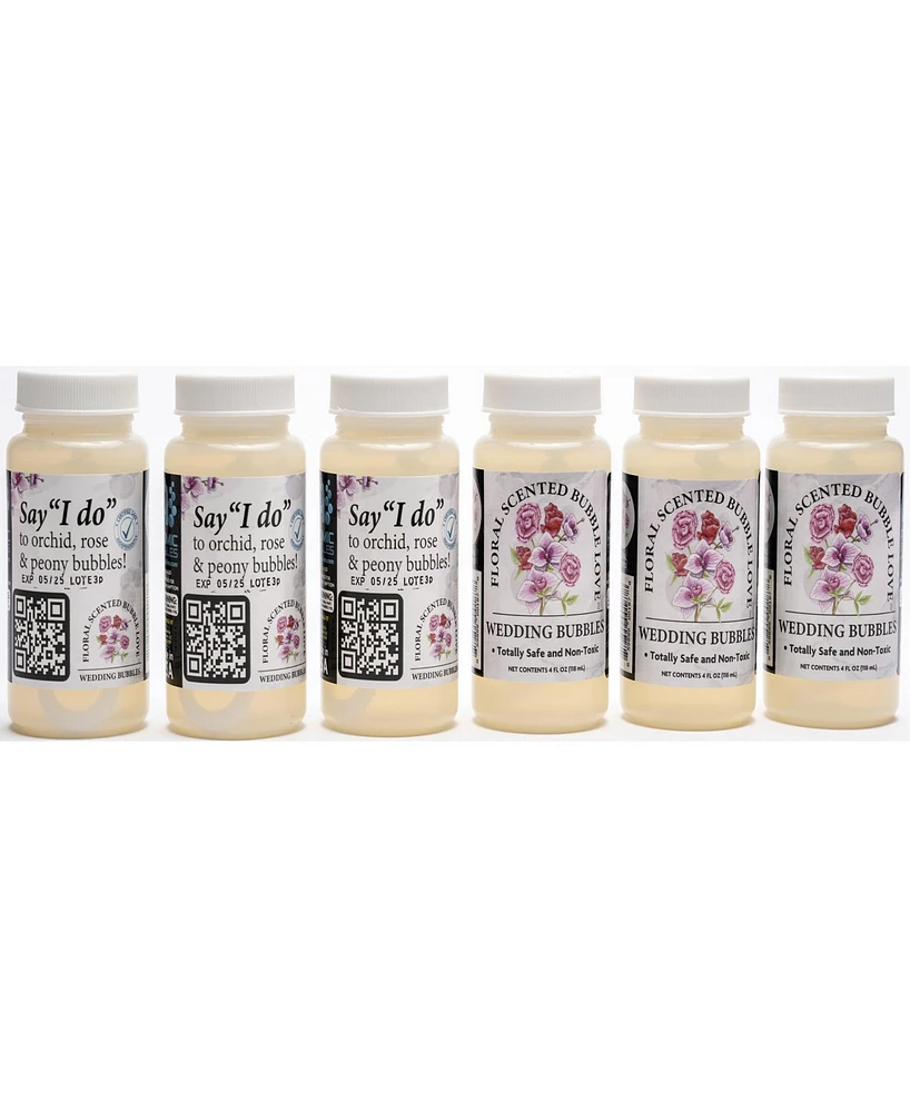 Atomic Bubbles - Bubble Love Scented Bubbles Floral 6 Pack