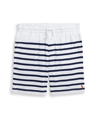 Polo Ralph Lauren Big Boys Striped Spa Terry Drawstring Shorts