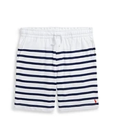Polo Ralph Lauren Big Boys Striped Spa Terry Drawstring Shorts
