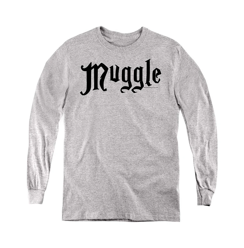 Harry Potter Boys Youth Muggle Long Sleeve Sweatshirt