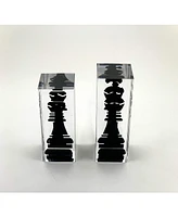 Infinity Lucite 17-Inch Lucite Chess Set