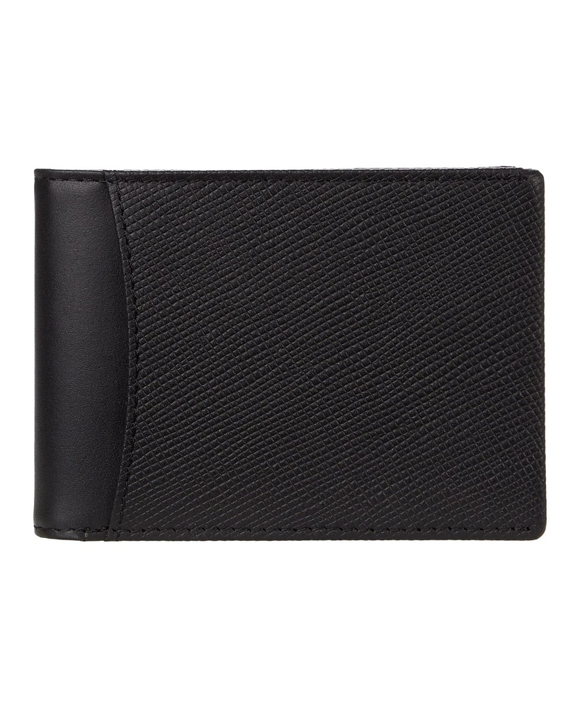 Bosca Saffiano Hall Pass Bifold Wallet w/ Rfid